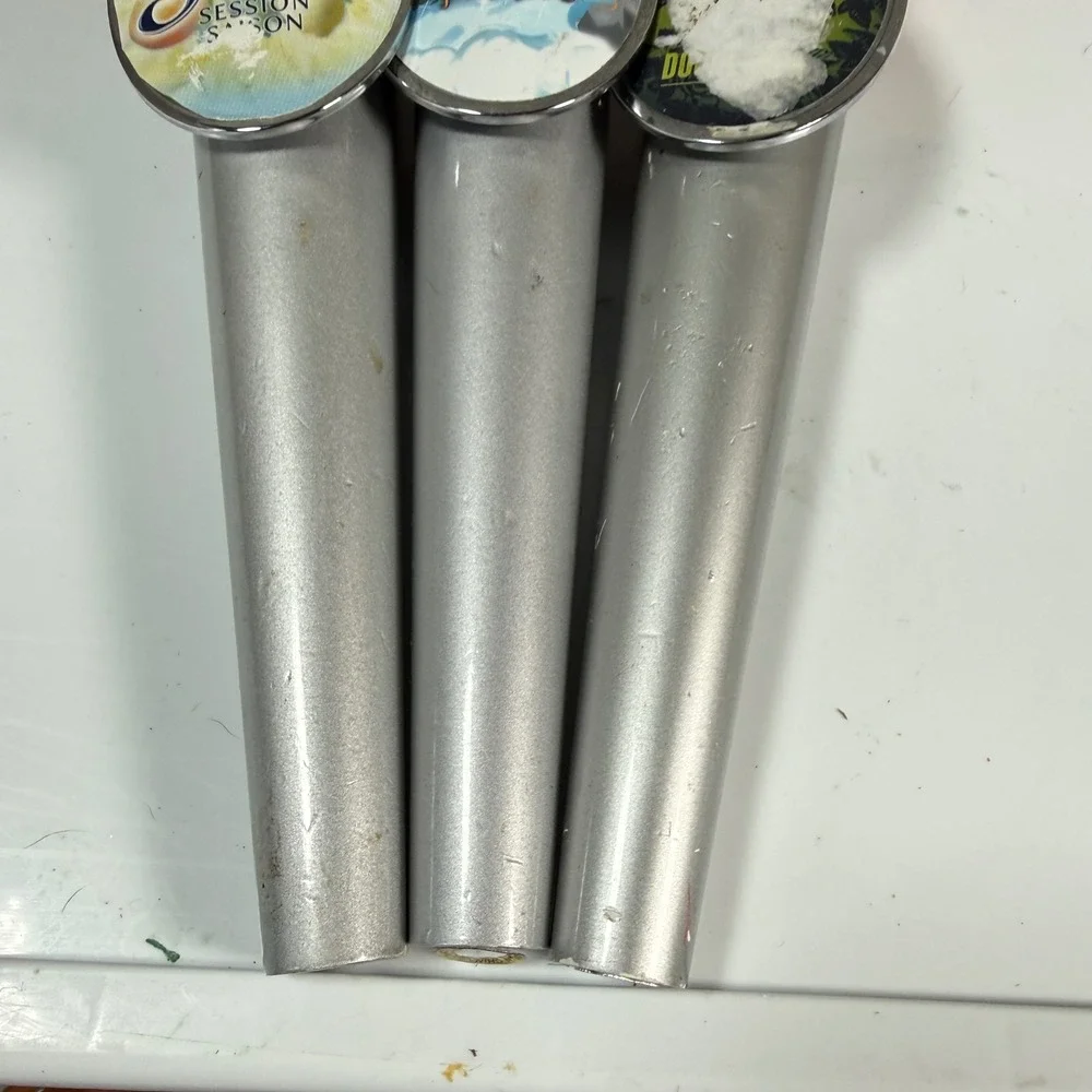 Victory Brewing Company Beer Tap Handle Lot Silver Red Bar Decor Craft Beer